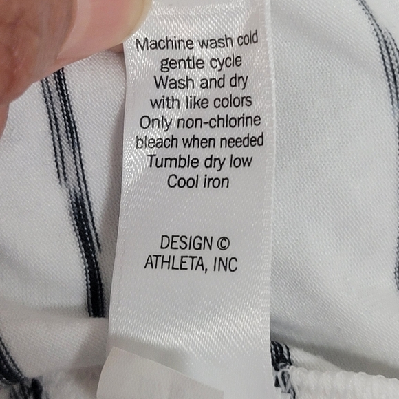 Athleta NWT Stripe Midi Tank Dress. - Picture 13 of 14